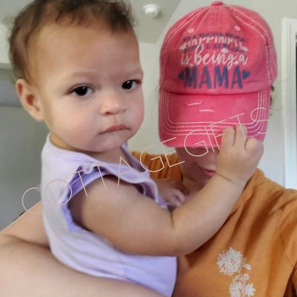 NWT Kbethos Happiness is Being a Mama Cap Hat Ballcap baseball hat - Picture 2 of 5